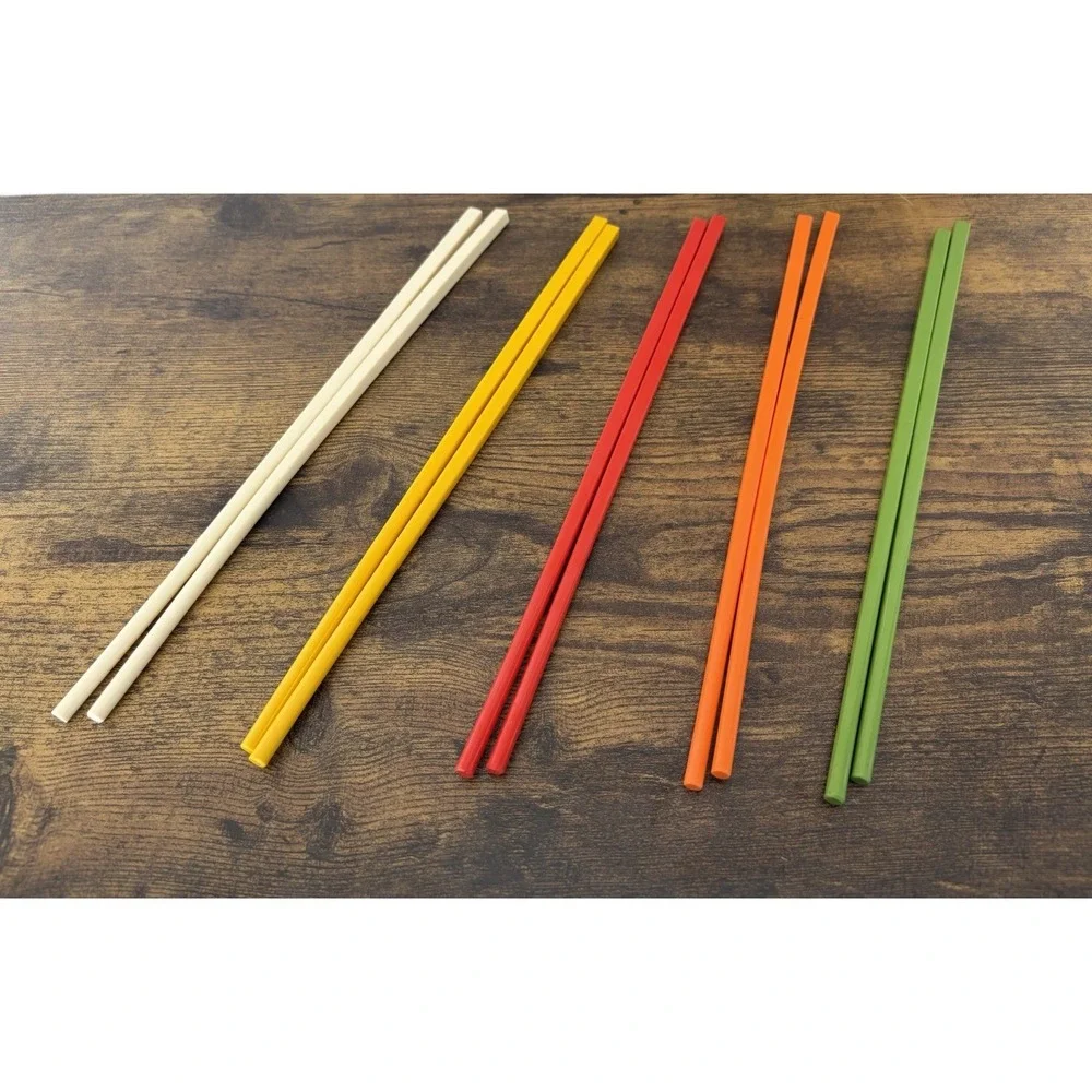 5 Sets Colorful Melamine Chopsticks Dishwasher Safe Beautiful Dinnerware‎ Sushi